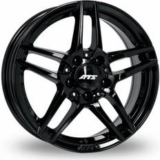 18" - 5/112 - 8,5" Autofelgen ATS Mizar Gloss Black 8.5x18 5/112 ET48 B66.6