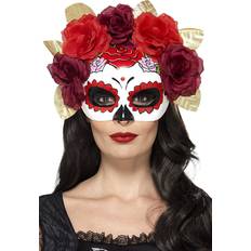 Smiffys Day of the Dead Rose Eyemask