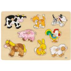 Puzzles Goki Farm Animals 8 Pieces