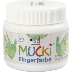 Wasserbasiert Farben Kreul Mucki Finger Paint White 150ml