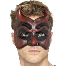 Smiffys Øyemasker Smiffys Masquerade Devil Mask Latex Mens