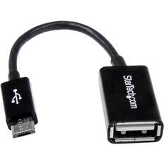 StarTech USB A-USB Micro-B OTG 2.0 0.4ft