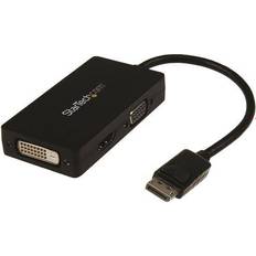 Cables StarTech 3-in-1 DisplayPort - VGA/DVI/HDMI 0.9ft