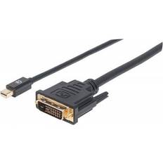 Manhattan Mini DisplayPort - DVI-D 1.8m