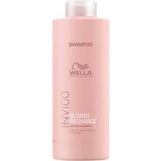 Wella Silbershampoos Wella Invigo Blonde Recharge Cool Blond Shampoo 1000ml