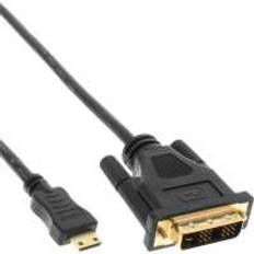 InLine Gold Mini HDMI - DVI-D Single Link 2m