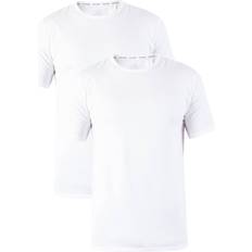 Elastan / Lycra / Spandex Overdeler Calvin Klein Modern Cotton Lounge T-shirt 2-pack - White