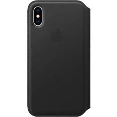 Leather Folio Case (iPhone XS)