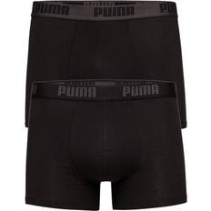 Puma Herre Underbukser Puma Boxer Shorts 2-pack - Black/Black