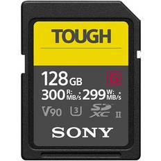 128 GB Memory Cards Sony Tough SDXC Class 10 UHS-II U3 V90 300/299MB/s 128GB