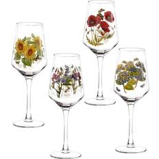 Portmeirion Botanic Garden White Wine Glass, Red Wine Glass 45cl 4pcs