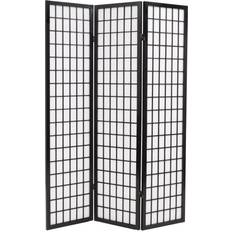 vidaXL 3 Panels Japanese Style Raumteiler