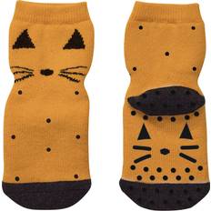 Liewood Nellie Anti Slip Socks - Cat Mustard