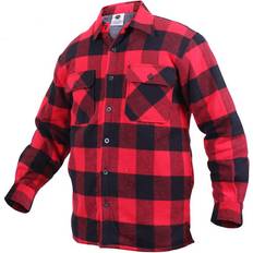 Rothco Extra Heavyweight Buffalo Plaid Sherpa-lined Flannel Shirts - Red