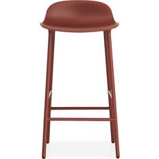 Normann Copenhagen Stoler Normann Copenhagen Form with Steel Legs Barstol 77cm