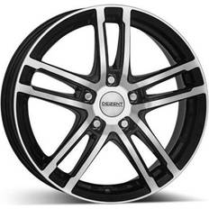 Dezent TZ dark Black Polished 6.5X16 4/108 ET20 CB65.1