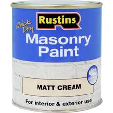 Rustins Quick Dry Masonry Concrete Paint Cream 0.5L