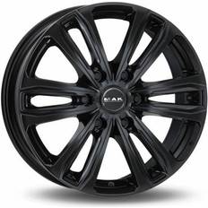 Mak Safari 6 Gloss Black 8.5x20 6/114.3 ET30 B66.1