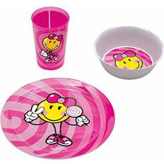 Zak Designs Smiley Kid Dinnerware