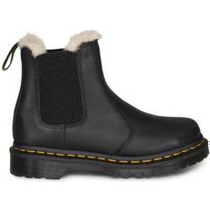 Niedriger Absatz Chelsea Boots Dr. Martens 2976 Leonore - Black Burnished Wyoming