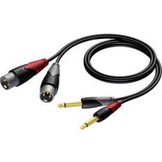 Procab Classic 2XLR-2x6.3mm 3m