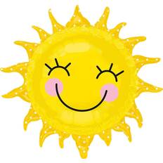 Amscan Foil Ballon SuperShape Sunshine Sun Yellow