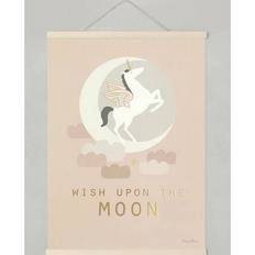 Bilder & plakater Majvillan Wish Upon the Moon Gold 30x40cm