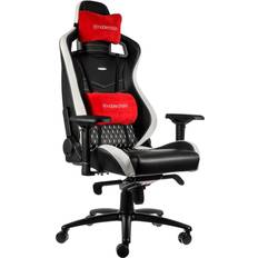 Noblechairs Gaming-Stühle Noblechairs Epic Real Leather Gaming Chair - Black/White/Red