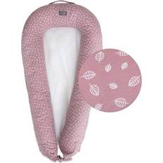 Vinter & Bloom Baby Sleep Nest Nordic Leaf Soft Pink
