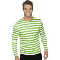 Smiffys Stripy T-Shirt Green