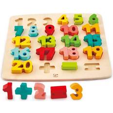 Knob Puzzles Hape Chunky Number 23 Pieces