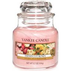 Braun Duftkerzen Yankee Candle Fresh Cut Roses Medium Duftkerzen 411g