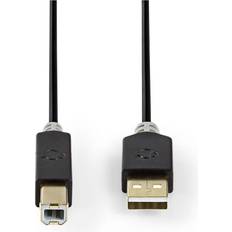 Gold USB A-USB B 2.0 2m