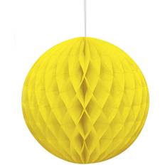 Unique Party Hanging Ball Neon Yellow