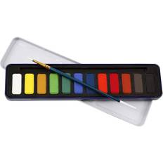 Gule Akvarellmaling Colortime Watercolor Paint Set