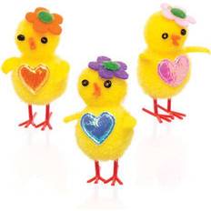 Baker Ross Pom Pom Chicks 6-pack