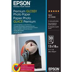 Fotopapier Epson Premium Glossy 13x18 cm 255g/m² 30Stk.