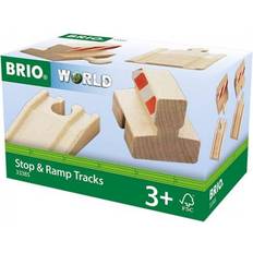 BRIO Train Track Extensions BRIO World Ramp & Stop Track Pack 33385