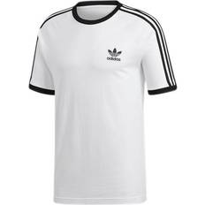 S - Weiß T-Shirts Adidas Adicolor Classics 3-Stripes Tee - White