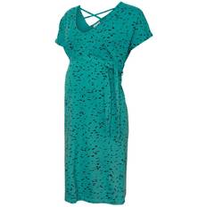 Mamalicious Printed Jersey Maternity Dress Green/Biscay Bay (20009650)