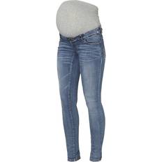 Mamalicious Light Blue Denim Slim Fit Jeans Blue/Light Blue Denim (20009807)