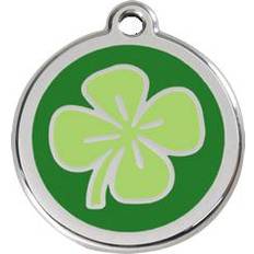 Red Dingo Enamel Tag Clover Large