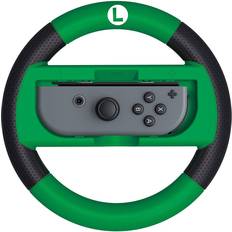 Trådløs Ratt & Racingkontroller Hori Nintendo Switch Mario Kart 8 Deluxe Racing Wheel Controller (Luigi) - Black/Green