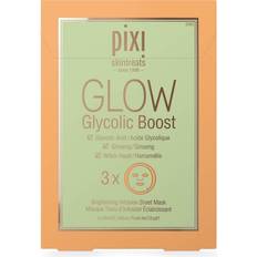 Pixi Ansiktsmasker Pixi Glow Glycolic Boost Sheet Mask 3-pack
