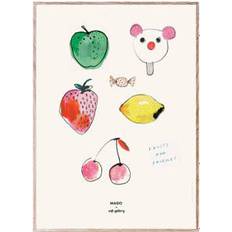 Soft Gallery Mado x Fruits & Friends Large Poster 19.7x27.6"