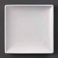 Olympia Olympia U153 'Square Plate - White (Pack of 12) Kleinerer Teller 12Stk.