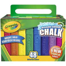 Washable Chalk Bundle Includes 20ct Sidewalk Chalk & 6pcs Egg