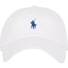 Polo Ralph Lauren Weiß Kopfbedeckungen Polo Ralph Lauren Cotton Chino Baseball Cap - White/Marlin Blue