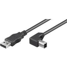 USB A - USB B (angled) 2.0 2m