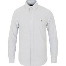 Oxfordskjorter Polo Ralph Lauren Slim Fit Oxford Sport Shirt - Bsr Blue/White